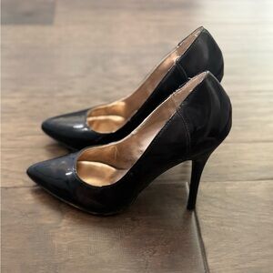 Steve Madden P-Carli Black Patent Leather Heels Sz. 9.5